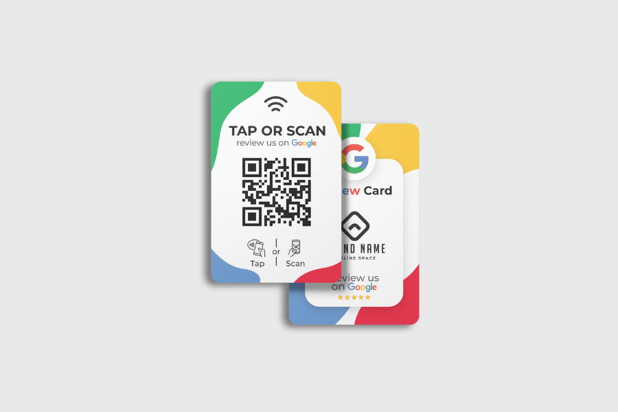 Google Review-kártya – Saját tervezésű
