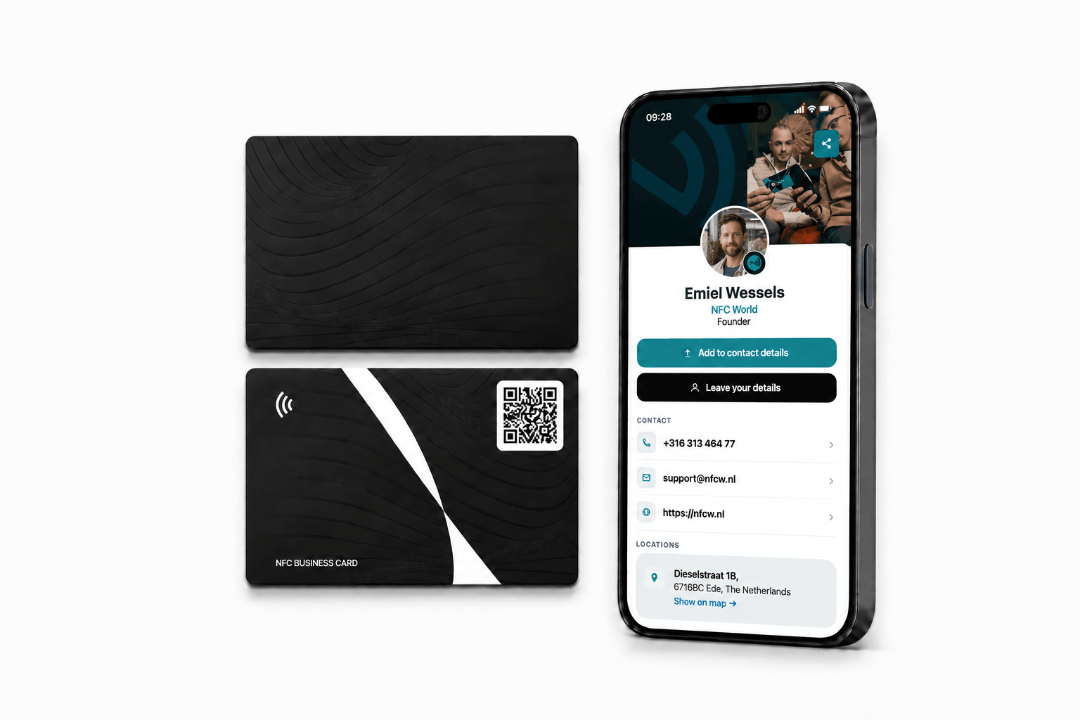NFC névjegykártya – Alapkivitel
