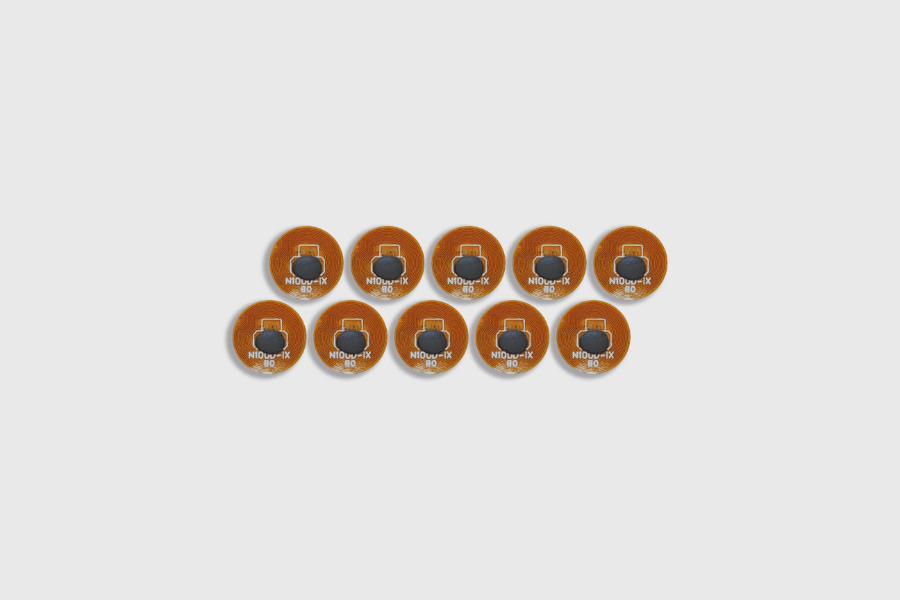 NFC matricák, kerek, NTAG213, 10 mm (10 darab)