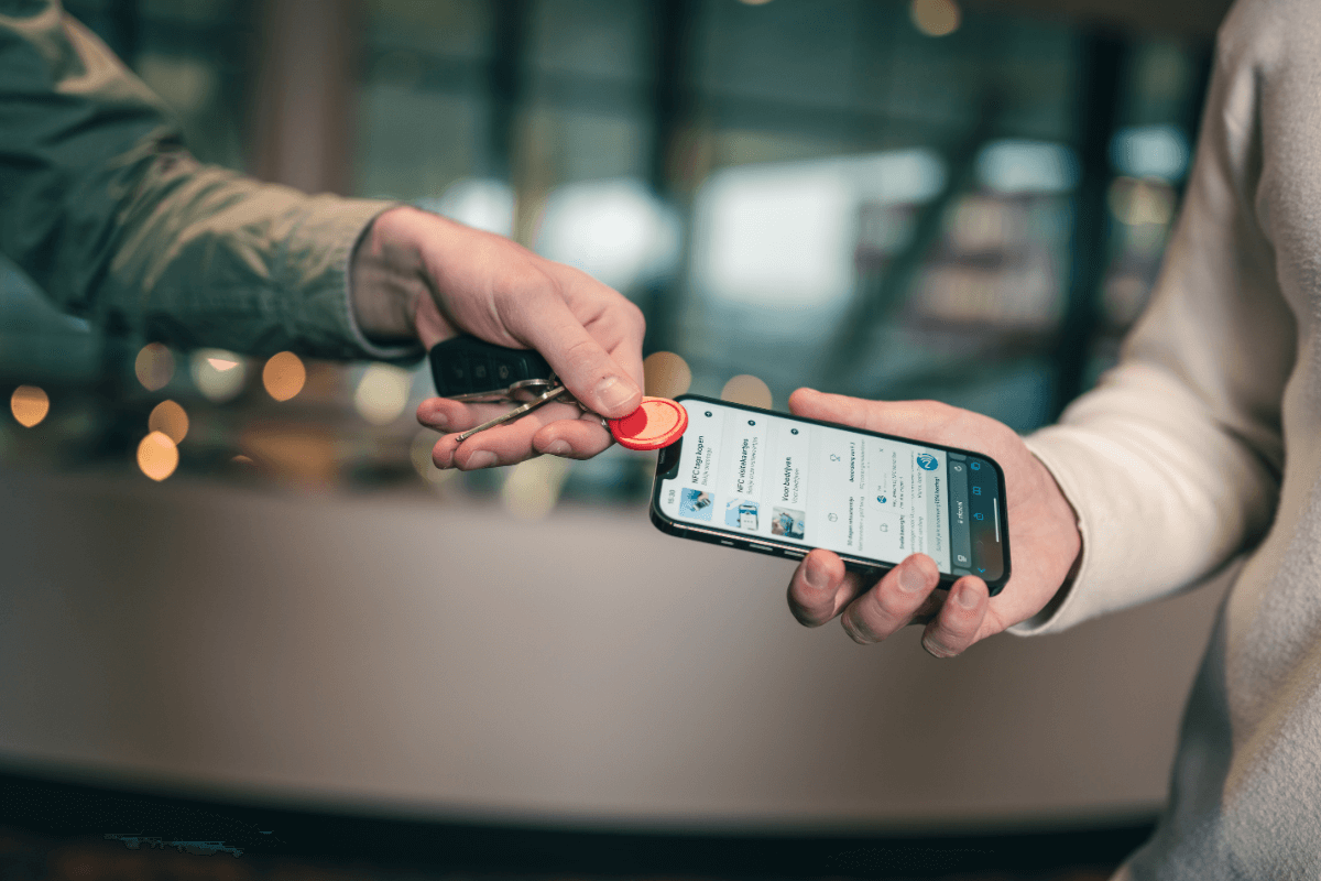 NFC kulcstartó