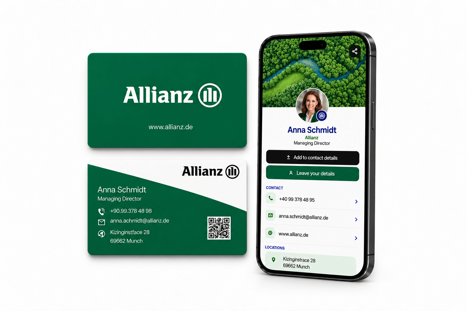 NFC névjegykártya RPET – Saját tervezésű