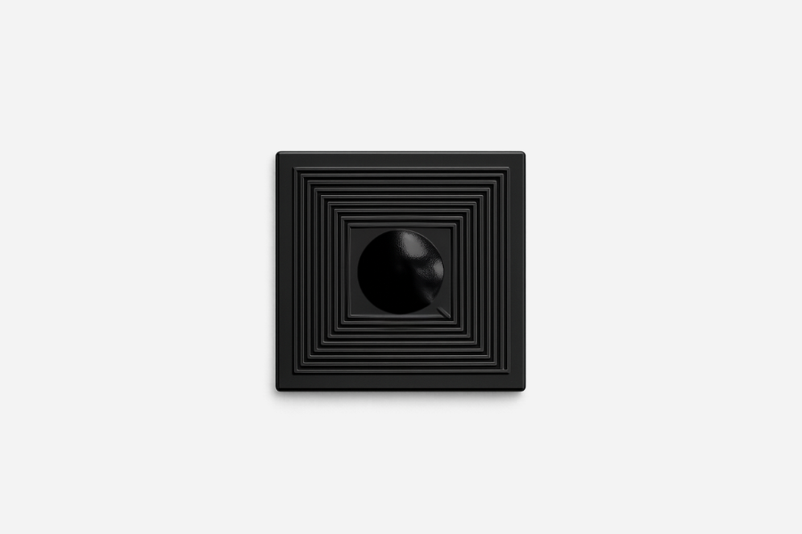 NFC-matrica fémre, négyzet alakú, NTAG213, fekete, 10x10 mm (10 darab)