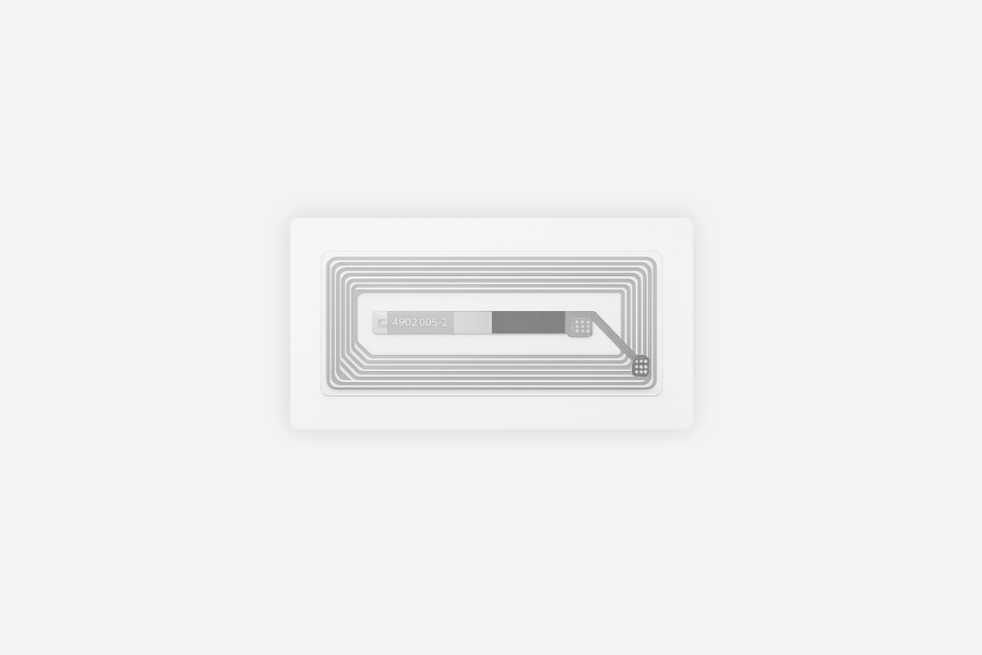NFC matrica NTAG213, átlátszó, 18x56 mm (10 darab)