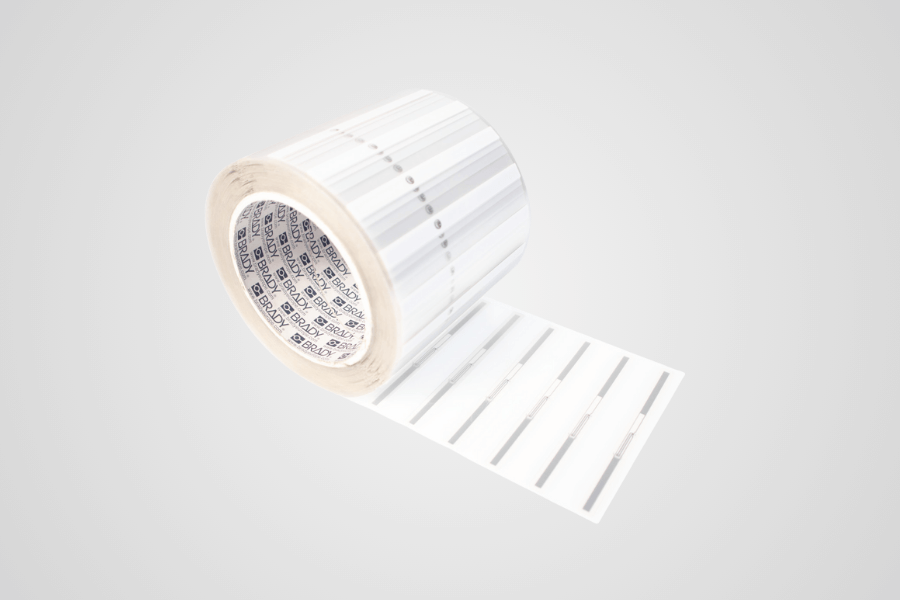 RFID LED-címke, fényes fehér poliészter