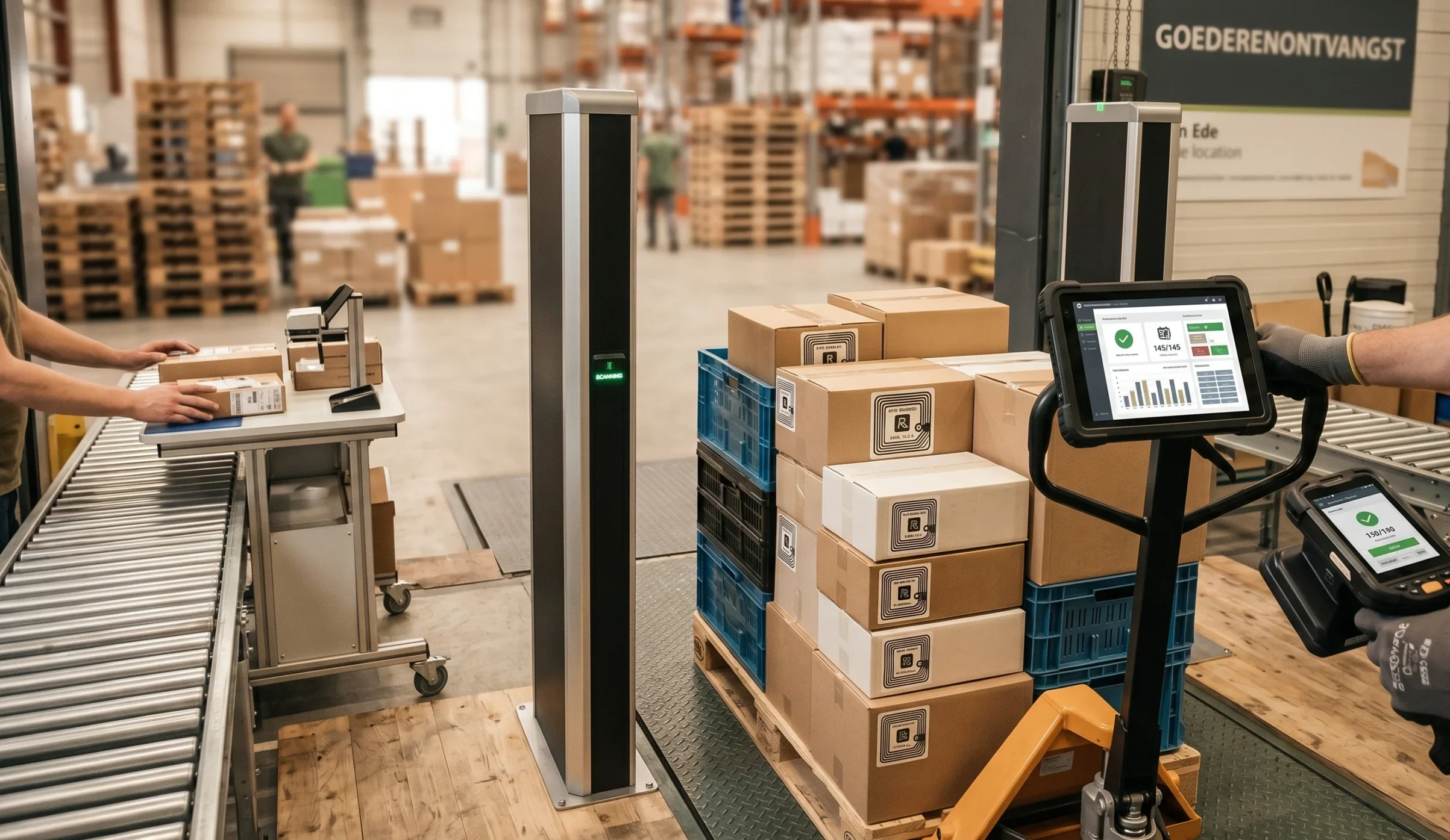 Hogyan működik az RFID-alapú áruátvétel a gyakorlatban?