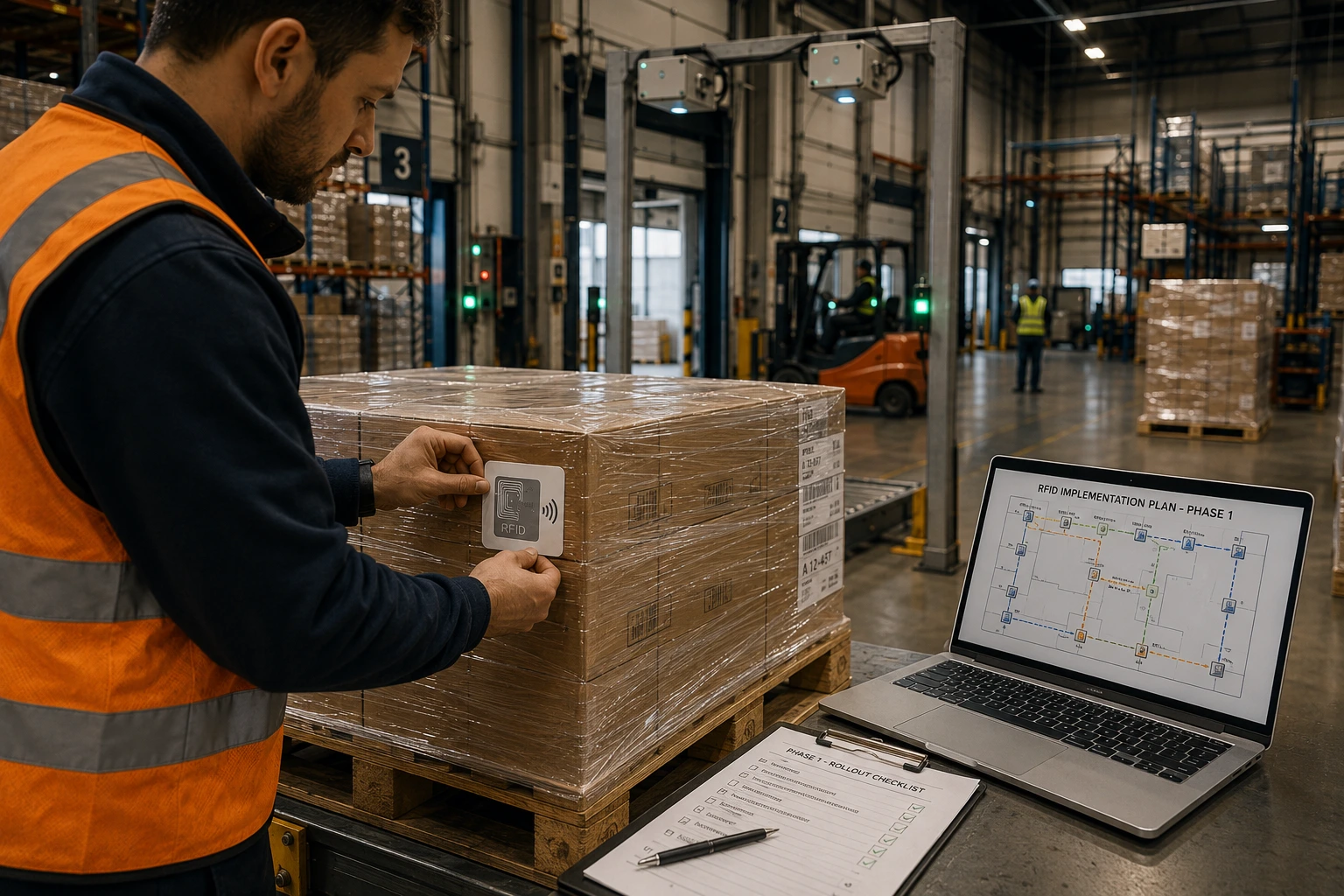 Vezesse be az RFID-alapú raklapkövetést a szervezetében